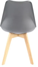 Bestent Jedálenské stoličky 4ks šedé škandinávsky štýl Basic