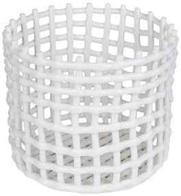 CRAFT Keramický košík 24 cm – biela