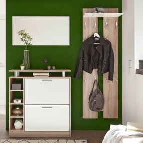 Sconto Predsieňová stena TRACK dub sonoma/biela