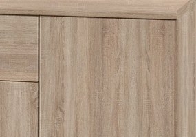 Komoda 3-dverová Lilly, dub sonoma