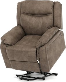 Polohovacie kreslo hnedé, elektrické TV-Q8668 BR3