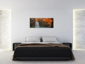 Obraz - Vodopád v Thajsku (120x50 cm)