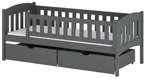 Posteľ Gucio 90x200 graphite