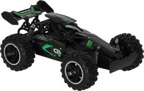 KIK RC kaskadérske auto KIK, diaľkovo ovládané, 18 km/h, 2,4 GHz, čierno-zelené