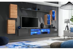 Obývacia Stena Switch Xxv Wotan/Grafit