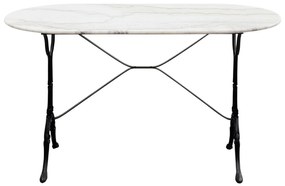 Kaffeehaus Bistro stolík biely 120x60 cm