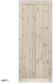 Dvere posuvné na mieru Loft I