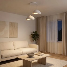 Brilagi - Závesný luster na lanku WABI SABI 2xE27/40W/230V pr. 74 cm biela
