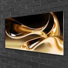 Skleneny obraz Zlato abstrakcia art umenie 120x60 cm