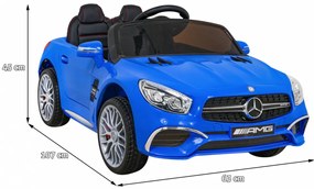 RAMIZ Elektrické autíčko Mercedes Benz AMG SL65 - modré