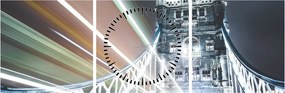 Obraz Tower Bridge (s hodinami) (90x30 cm)
