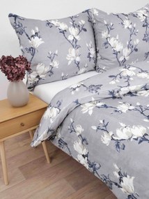 Predĺžené obliečky mikroplyš Digital – Johari šedé