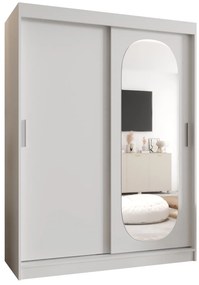 Šatníková skriňa 150 cm Ronny (biela). Akcia -20%. Vlastná spoľahlivá doprava až k Vám domov. 1126052