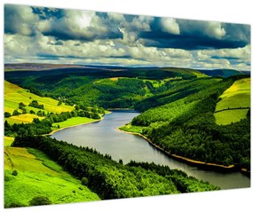 Obraz - Zelená krajina (90x60 cm)