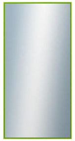 DANTIK - Zrkadlo v rámu, rozmer s rámom 50x100 cm z lišty NIELSEN zelená (7269207)