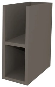 Mereo, Mereo Aira, kúpeľňová skrinka 20 cm, spodná, Multidecor, Lávovo sivá, MER-CN797SLAS1