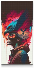 Gario Diamantové maľovanie Orlie poslanie Rozmery: 40 x 80 cm, Rámovanie: S vnútorným rámom, Diamanty: Štvorcové