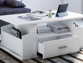 VCM Konferenčný stolík Junata (biela)  (100293434)