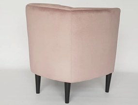 Kreslo Navara, ružová látka