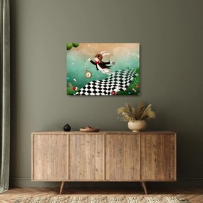 Sklenený obraz - Fantasy zajačik (70x50 cm)