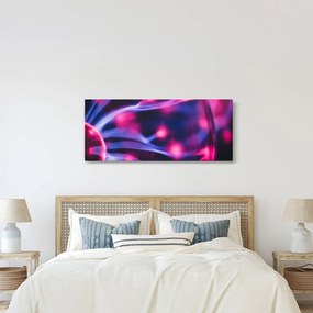 Abstraktný fialový obraz (120x50 cm)