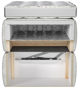 Manželská posteľ Boxspring 140 cm Rondel (fresh 11). Vlastná spoľahlivá doprava až k Vám domov. 1054089