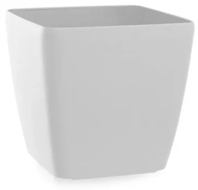 Flower Lover Kvetináč Quadrato Easy matt biela, 24 cm