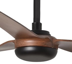 FARO 33817WT-Stropný ventilátor PUNT M hnedá/čierna pr.132 cm WT+ diaľkové ovládanie