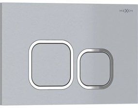 Mexen Tex 03, tlačidlo na splachovanie, matný chróm, 6103-04