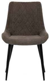 Autronic BONTEC Jedálenská stolička, hnedá, látka, DCL-218 BR2 Farba: Šedá