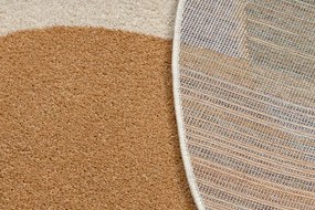 Koberec FUSION Shape 5706 krémový / tehlový