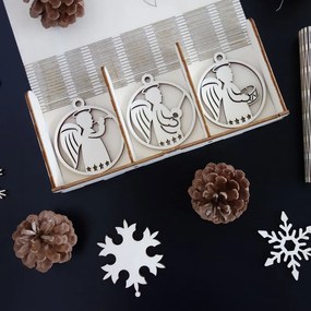 Vianočné ozdoby z dreva a plastu, Vianočné dekorácie drevené , drevené doplnky PR0103-Christmas decorati HEU-