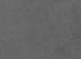 Rohová sedacia súprava Gisele, stredne šedá látka, pravý roh