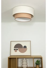 Stropné svietidlo NATIA 1xE27/60W/230V biela/hnedá