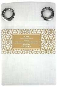 Záves na prechodkách Blanc 135x250 biela Merkury Home