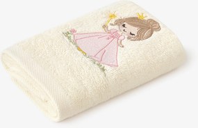Goldea detský froté uterák - čarovná víla na smotanovej 30 x 50 cm