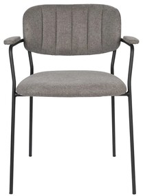 Svetlosivé jedálenské stoličky v súprave 2 ks Jolien – White Label