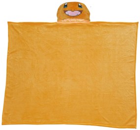 Halantex Detská deka s kapucňou 120x150 cm - Charmander Pokémon