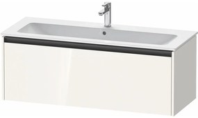 DURAVIT Ketho 2 závesná skrinka pod umývadlo, 1 zásuvka, 1210 x 480 x 440 mm, biela vysoký lesk, K25065022220000