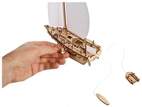 Ugears 3D drevené mechanické puzzle Jachta The Ocean Beauty