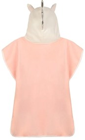 Ružové bavlnené detské pončo Lola – Good Morning