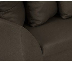 MEGA AKCE Rozkládací rohová sedací souprava ALEX Hnědá