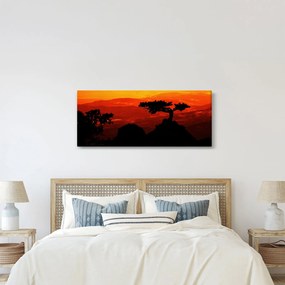 Obraz - Západ slnka (120x50 cm)