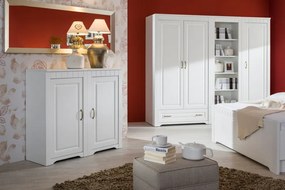 Šatníková skriňa Atik, biela