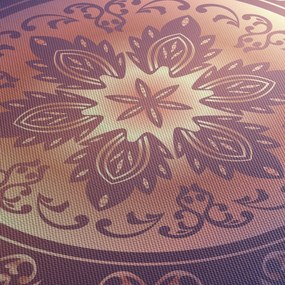 Obraz - Mandala na fialovom gradiente (90x60 cm)