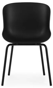 Stolička Hyg Chair – čierna/čierna oceľ