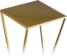 STOJAN NA KVETINÁČ LOFT3 40X24X24 CM ZLATÁ