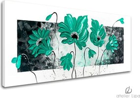 Autorská reprodukcia na plátne KVETY XOBAM012E1