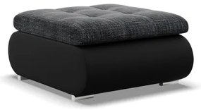 Taburetka FORESTA popolová / čierna