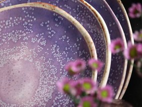 Organic hlboký tanier fialový Ø21 cm
